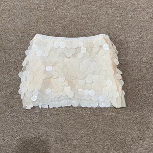 Sequin Skirt Shell Skirt